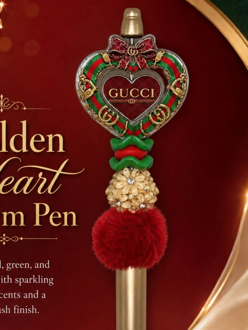 Golden Heart Pen